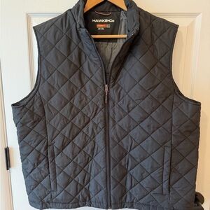 Hawke & Co Men's Black Quilted Vest NEVER WORN